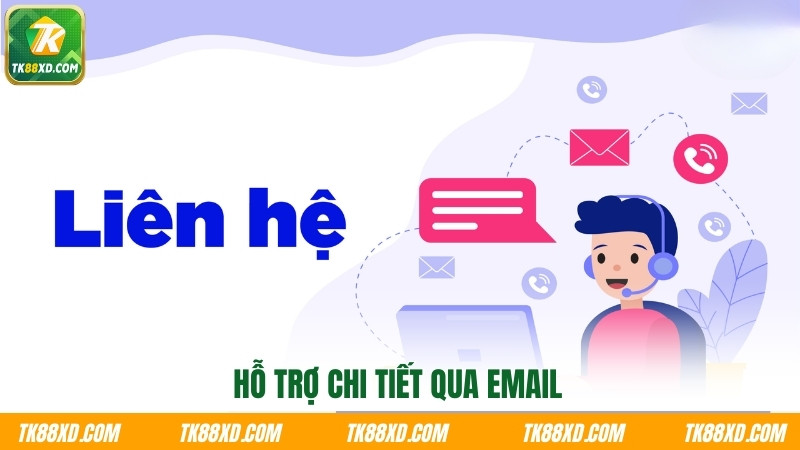 Hỗ trợ chi tiết qua email Hỗ trợ chi tiết qua email