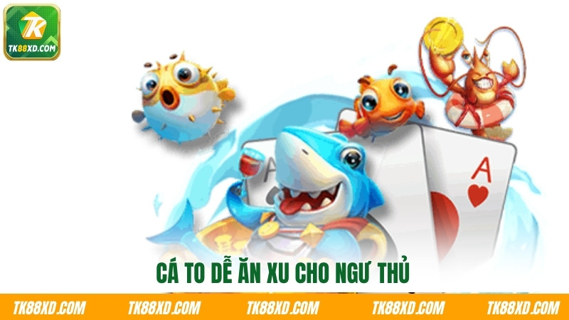 Cá to dễ ăn xu cho ngư thủ Cá to dễ ăn xu cho ngư thủ